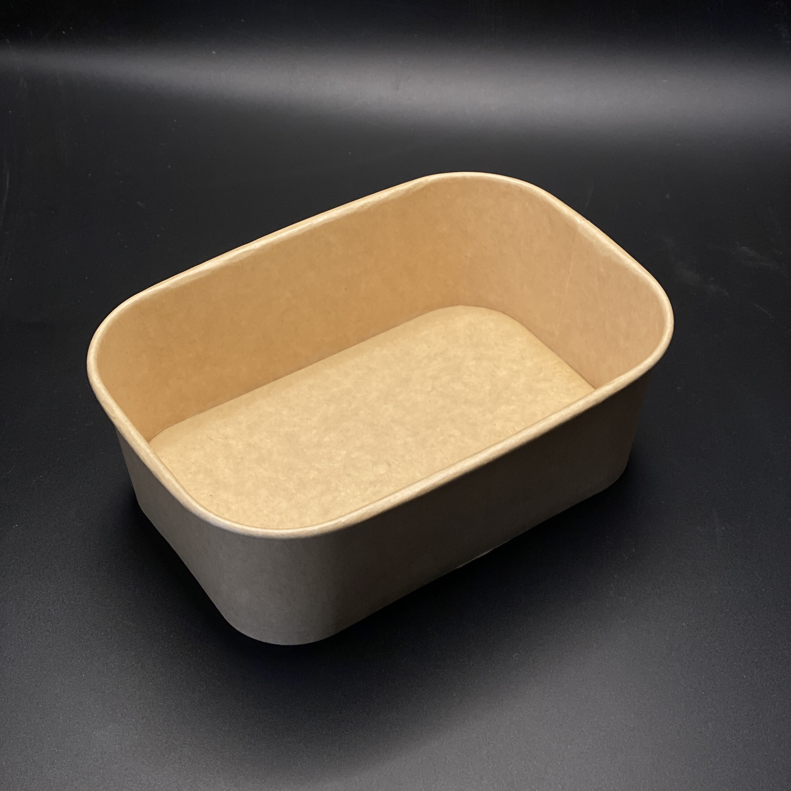 Contenedor rectangular Kraft 25oz  300 unidades